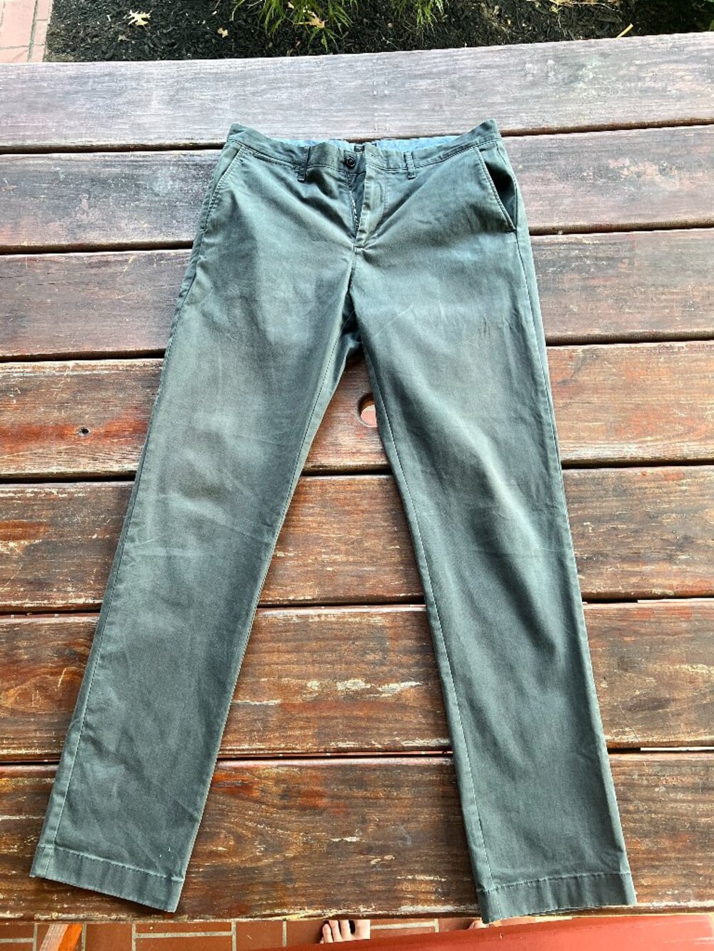 J Crew 33x34 Grey Chinos